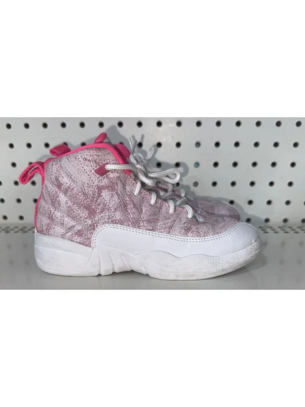 Jordan 12 Retro PS Arctic Pink Toddler Basketball Shoes Size 12C 510816-101
